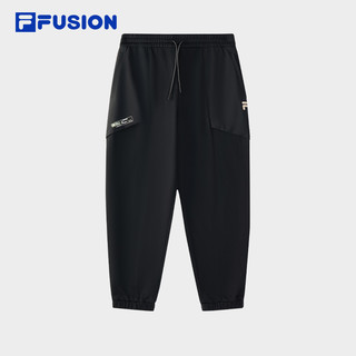 FILA 斐乐 侯明昊同款FILA FUSION斐乐潮牌针织长裤男2024冬新款时尚休闲裤