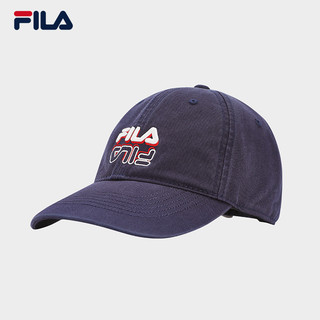 FILA 斐乐 官方情侣款棒球帽2024冬季新款时尚运动帽鸭舌帽遮阳帽