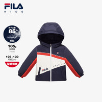 FILA 斐乐 KIDS斐乐童装男小童羽绒服2024冬新款儿童保暖运动网球外套