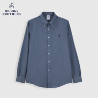 Brooks Brothers 男士24秋冬新款牛津纺刺绣logo长袖衬衫