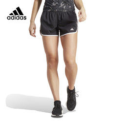 adidas 阿迪达斯 短裤女装2023春季新款修身舒适跑步运动裤IC5184