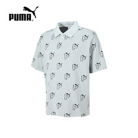 PUMA 彪马 休闲polo衫男女款2023夏季新款翻领运动短袖T恤539664-80