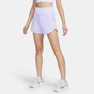 NIKE 耐克 DRI-FIT女子高腰短裤夏新款运动裤速干跑步三分裤DX6019-512