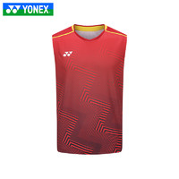 YONEX 尤尼克斯 正品YONEX尤尼克斯羽毛球服男款速干运动无袖背心大赛系列10588CR