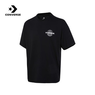 CONVERSE 匡威 短袖T恤男装2023夏季新款休闲运动上衣 10025241-A01