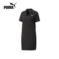 PUMA 彪马 连衣裙女装2023夏季新款时尚百搭简约长裙676658-01