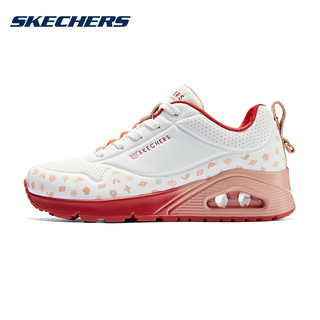 SKECHERS 斯凯奇 旗舰店官方男鞋女鞋运动鞋龙年新年款气垫跑步鞋秋冬款跑鞋