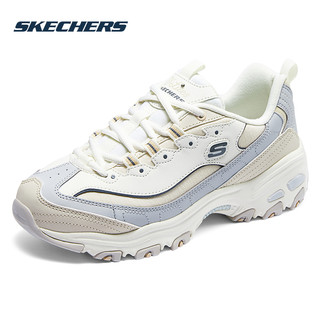 SKECHERS 斯凯奇 女鞋秋季新款熊猫鞋网面透气休闲鞋软底运动鞋厚底老爹鞋女