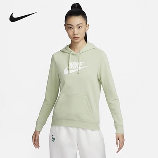 NIKE 耐克 卫衣女2023冬新款运动休闲经典LOGO连帽套头衫DQ5776-343