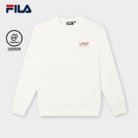 FILA 斐乐 官方男子套头卫衣2024秋新款休闲舒适纯棉针织长袖上衣