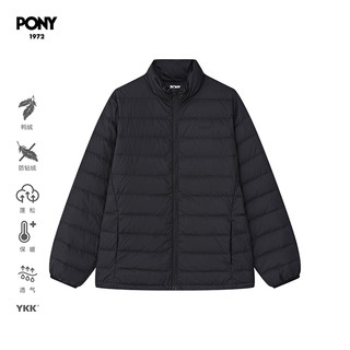 PONY 波尼 2024冬季新款羽绒服轻户外运动休闲外套女子 243W2OF32BK