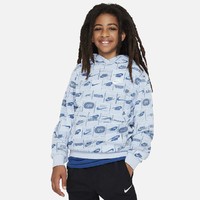 NIKE 耐克 男女童装Sportswear 大童薄绒运动卫衣连帽衫FN8741-440