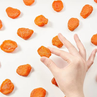 同甘同味 无核杏干红杏干初恋般酸甜杏脯杏脯肉办公室休闲零食 红杏250g*2袋