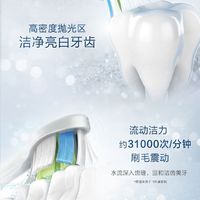 PHILIPS 飞利浦 电动牙刷头1支HX6063系列适用钻石牙刷标准型黑白色替换头