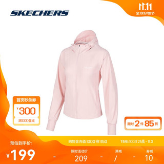 SKECHERS 斯凯奇 2024男女连帽防晒吸湿速干外套健身休闲运动服