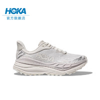 HOKA ONE ONE 男款秋冬斯廷森7全地形越野跑鞋STINSON7缓震透气 白色 / 白色