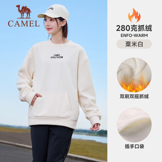 CAMEL 骆驼 J34CZ0L0608 中性抓绒卫衣