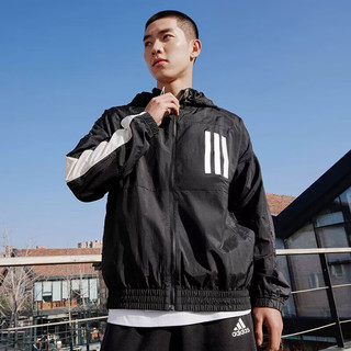 adidas 阿迪达斯 男子运动夹克 EB5230 黑色 M