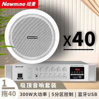 Newmine 纽曼 L-1100 定压吸顶喇叭音响套装 吊顶背景音乐公共广播功放音箱系统