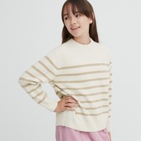 UNIQLO 优衣库 童装/男童/女童souffle yarn针织衫(长袖舒芙蕾毛衣)458900