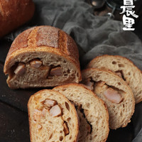 清晨里 全麦藤椒鸡肉欧包手作咸口面包早主食代餐健身网红零食手作 320g