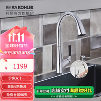 KOHLER 科勒 562T-B4-CP 抽拉式水龙头 银色