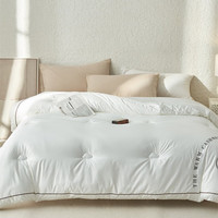 玖窝 A类100%澳洲羊毛冬被加厚被子被芯 羊毛被_白色 200*230cm 6.5斤