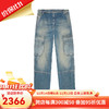 迪赛（DIESEL）奢侈品服饰男直筒牛仔长裤 A1283309J83-01 时尚百搭 灰色 38