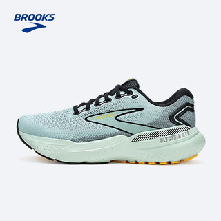 布鲁克斯（BROOKS）甘油21男缓震跑鞋Glycerin GTS 云雾蓝/黑色/金色 42.5 