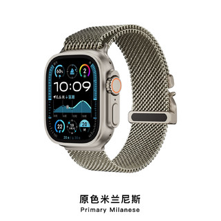 IFACE MALL适用2024苹果手表表带apple watch ultra2钛金属米兰尼斯表带腕带iwatch S10/9/8/7/6/5SE表链 2024【钛原色 | 米兰尼斯表带】 4