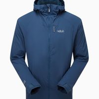 RAB睿坡Vapour-Rise男士防风休闲软壳衣防泼水加绒夹克 QVR-84 暴风蓝-TMB S