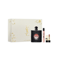 YVES SAINT LAURENT 圣罗兰 黑鸦片 女士香水香水套装（EDP 90ml+EDP 10ml+口红 1.3g）
