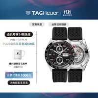 TAG Heuer 泰格豪雅 瑞士手表卡莱拉系列双日历自动机械计时码表男 CBN2A1AA.FT6228