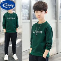 Disney 迪士尼 男童卫衣春秋装中大儿童长袖t恤2024新款5-16岁小男孩打底衫