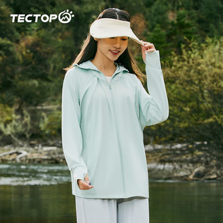 TECTOP 探拓 户外防晒衣女士防紫外线夏季透气登山外套2422102FS女款浅荷绿2XL