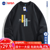 NASAOVER 秋冬季圆领情侣卫衣