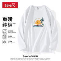 Baleno 班尼路 男士纯棉长袖T恤 2024082924-23PT03-BNL2