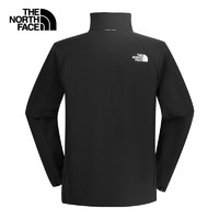 THE NORTH FACE 北面 软壳外套男户外休闲防风宽松舒适24秋季上新|8AUP 4H0/宇宙黑