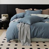 AIDLI 60支全棉磨毛新疆长绒棉加厚保暖纯棉四件套 200*230cm