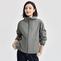 GIORDANO 佐丹奴 女装连帽风衣 05374672