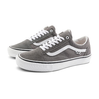 VANS 范斯 官方 Skate Old Skool 男女款职业滑板鞋 大象灰