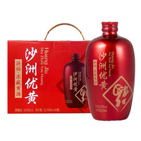 沙洲 优黄洪福冻藏洪福齐天六年陈黄酒半干型500ml*6瓶整箱装苏派花雕酒