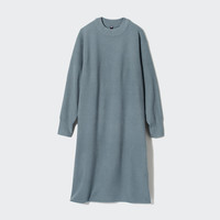 UNIQLO 优衣库 女装souffle yarn柔滑触感连衣裙裙子秋冬460599