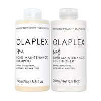 Olaplex 欧拉裴修复受损蓬松250ml*2瓶4号5号洗发护发套装