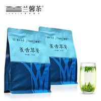 兰馨雀舌翠芽 明前绿茶贵州湄潭 口粮自饮茶叶 两袋装100g*2