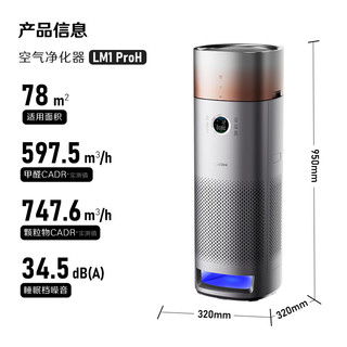 Midea 美的 KJ650F-LM1 ProH 加湿空气净化器