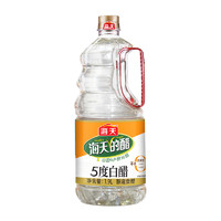 海天 食醋 白醋1.9L 酿造食醋醋白醋 家用厨房炒菜凉拌腌制调味品 5度白醋