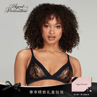 Agent Provocateur 大内密探BRIGETTE蕾丝文胸 无钢圈舒适文胸 AP内衣 黑色 1/XS