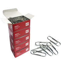 10盒装得力曲别针回形针 u型纹异行针旋心小号扣针万字夹书签撇区别针办公用品文具工整理收纳固定关锁针