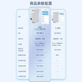 德路普已接入米家断路器通断器定时开关手机远程遥控空开大功率水泵控制 已接入米家APP-1P+N63A带计量